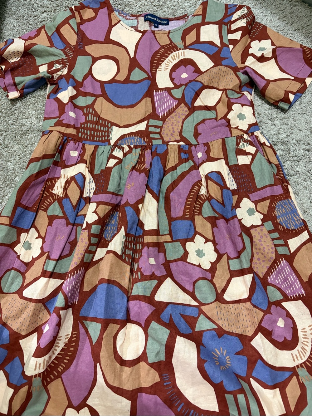 Princess Highway Multicolor Abstract Floral Dress
